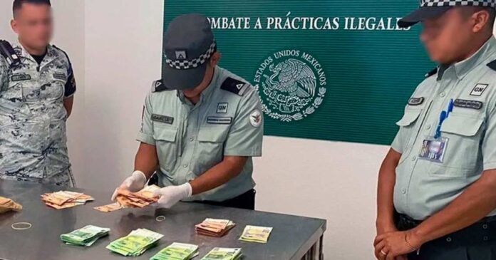 Detienen a cubano que intenta ingresar a Cancún con 30 mil euros sin declararlos