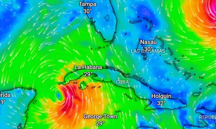 Último parte de Meteorología: Idalia cobra fuerza y apunta a Florida. Pinar del Río en alerta de Huracán