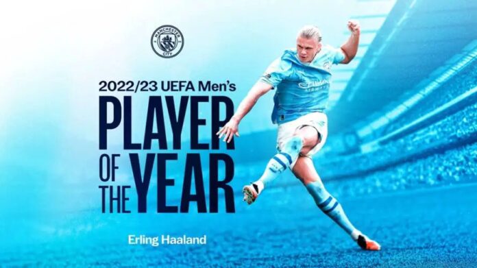 Haaland, mejor jugador de la UEFA por encima de Messi y De Bruyne