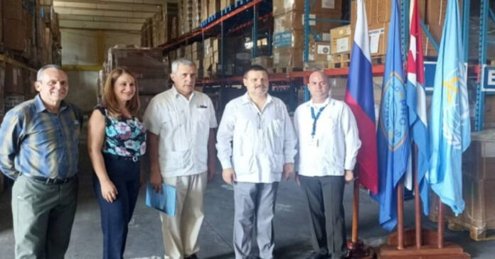 Cuba recibe donación de medicamentos y equipamiento de Rusia 