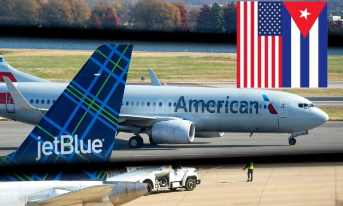 Anuncian cancelación en septiembre de todos los vuelos de Estados Unidos a Cuba mediante la aerolínea JetBlue