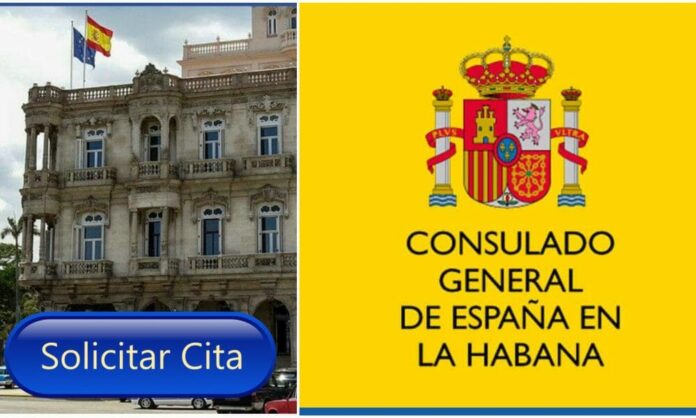 Aviso del Consulado de España en La Habana sobre nueva apertura de citas