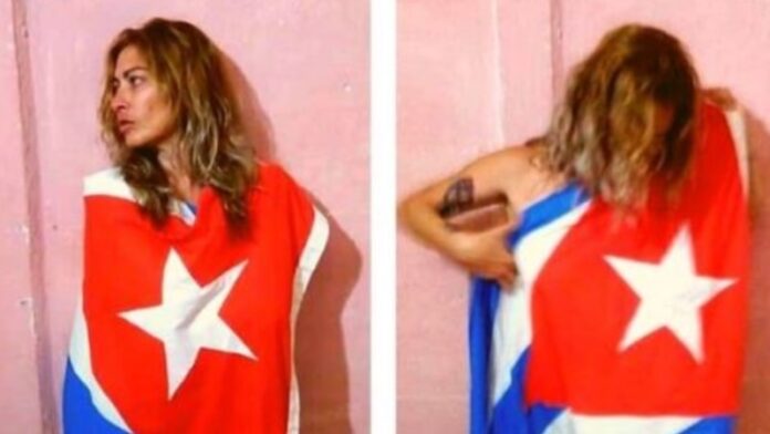 Activista detenida por posar con la bandera cubana será juzgada la semana próxima