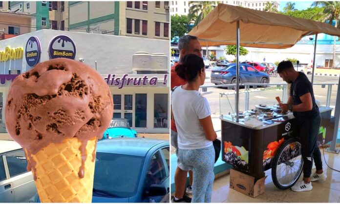 ¡195 pesos por una bola de helado!: BimBom reabre con los helados más caros de Cuba