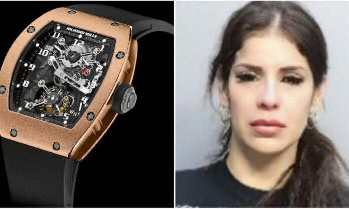 Policía de Miami-Dade detiene a mujer por robar un reloj de $750 mil dólares