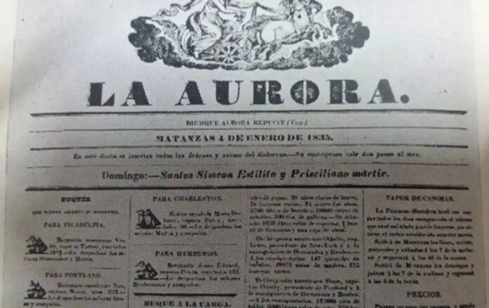 La Aurora de Matanzas, el primer periódico obrero cubano