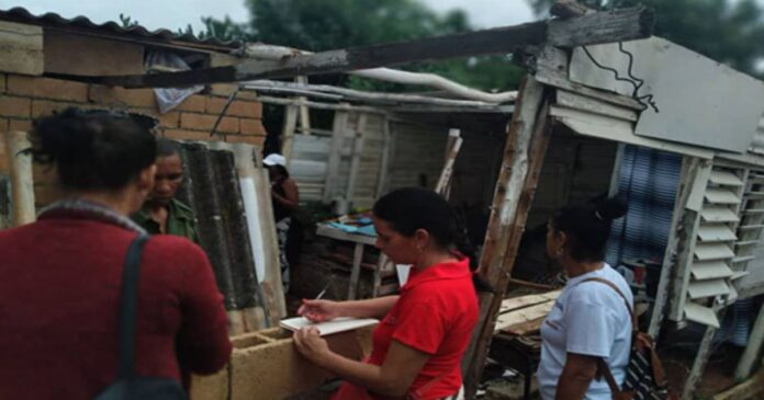 Tornado en Bauta deja cuatro derrumbes totales y 117 casas afectadas