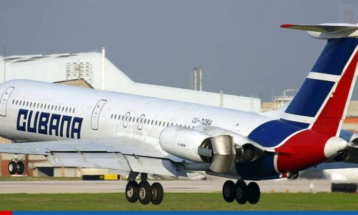 Información de Cubana de Aviación sobre vuelos nacionales