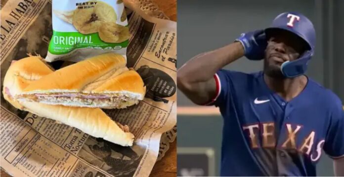 Crean versión del sándwich cubano dedicada a Adolis García