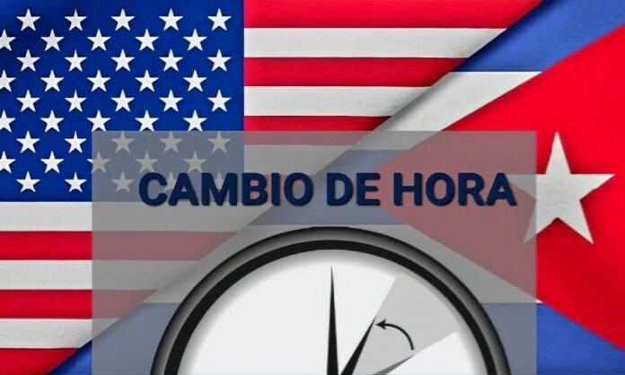 Desde este domingo Cuba y Estados Unidos cambian la hora