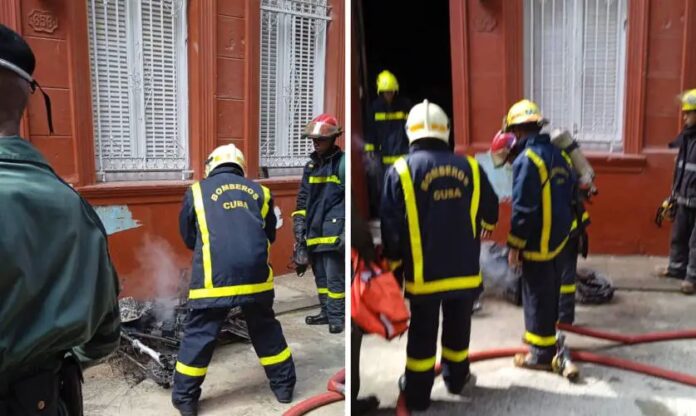 Se incendia una moto eléctrica en el edificio donde vivió Joseíto Fernández, en Centro Habana