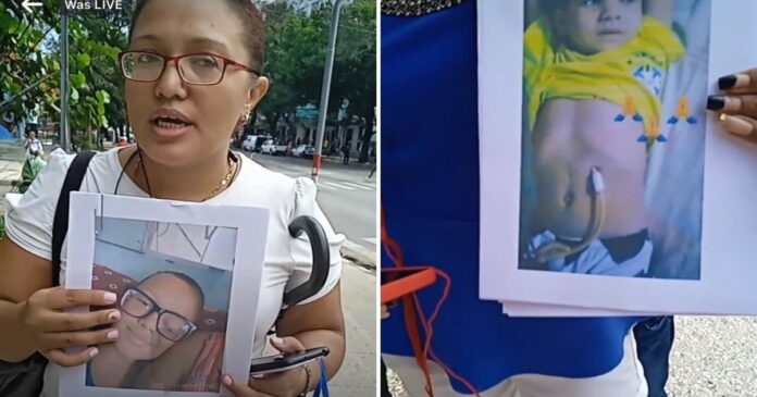 La Habana: madres con niños enfermos protestan al frente del Ministerio de Salud Pública