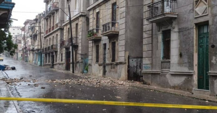 Al menos 28 derrumbes en La Habana por lluvias