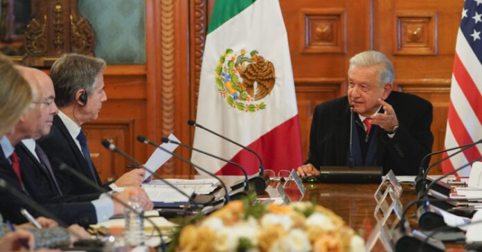 López Obrador y Blinken se reunieron en México para abordar la migración