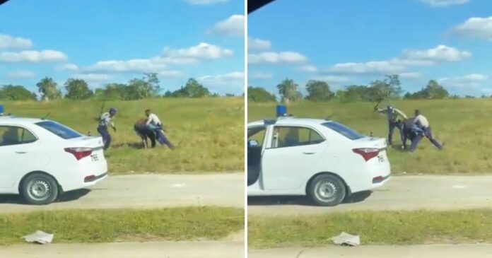 VIDEO: Brutalidad policial en una carretera de Cuba