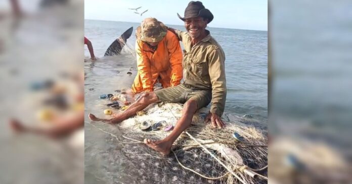 VIDEO: Pescadores cubanos capturan tiburón ballena