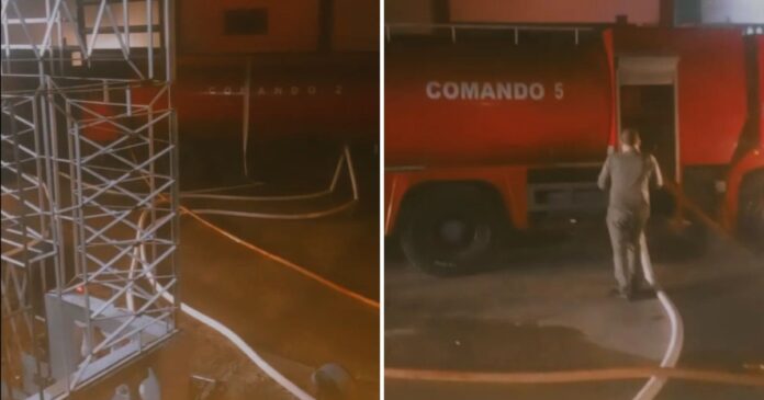 Se incendia antigua fábrica de papel de techo en La Habana