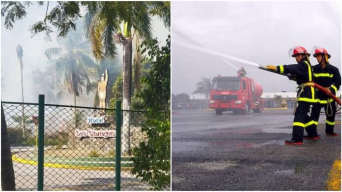 Se mantiene activo gran incendio en el centro de Cuba