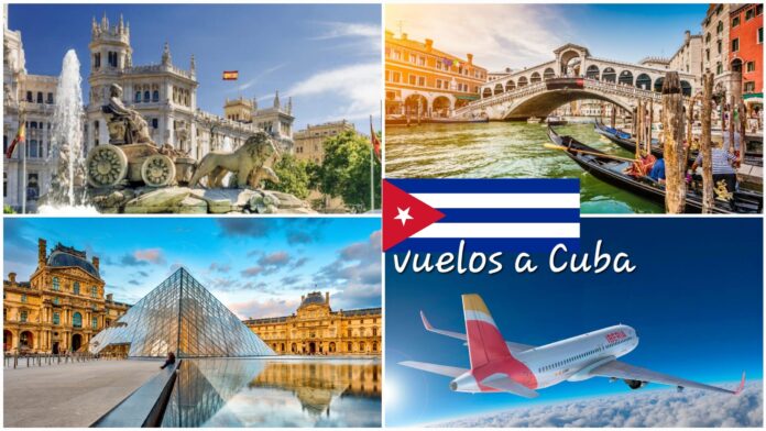 Vuelos a Cuba desde Europa el próximo verano