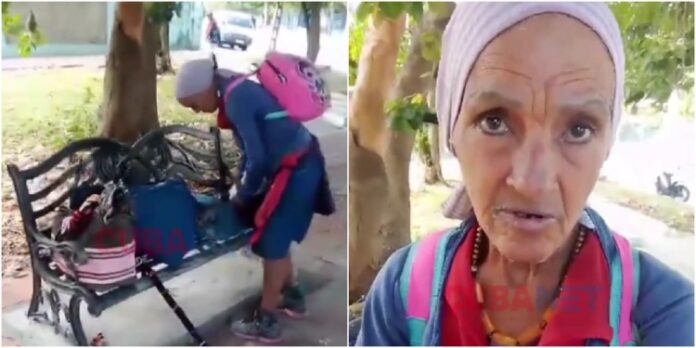 Prohíben a mujer en situación de calle mostrar cartel con frase “No tengo comida”