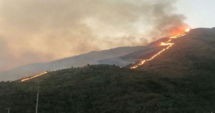 Reportan incendio forestal de grandes proporciones en Pinar del Río