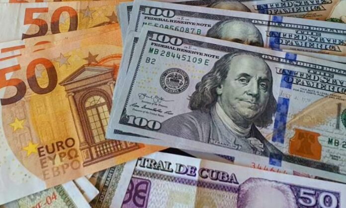 Hoy sigue marcando récords el precio del dólar y el euro en el mercado informal de Cuba