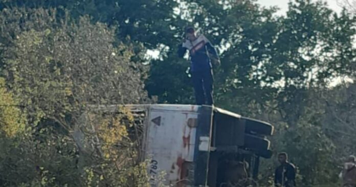 Reportan tres lesionados en accidente en Sancti Spíritus