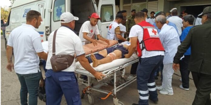 Accidente masivo en Artemisa deja a 22 oficiales del MININT lesionados, algunos graves