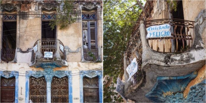 Única casa 'art nouveau' en Matanzas, en peligro de derrumbe