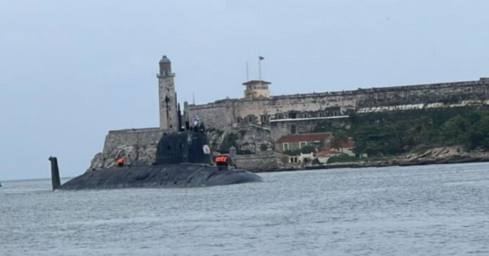 Submarino nuclear ruso llega a La Habana