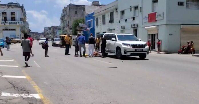 VIDEO: Accidente en calle Zanja, La Habana