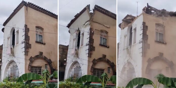 Se derrumba parte de una vivienda en La Habana