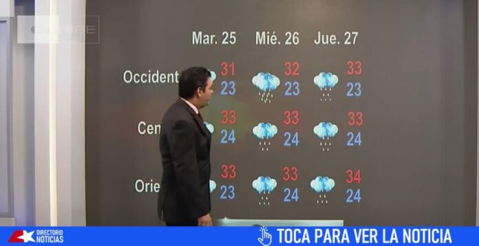 Onda tropical incrementará las lluvias en Cuba esta semana