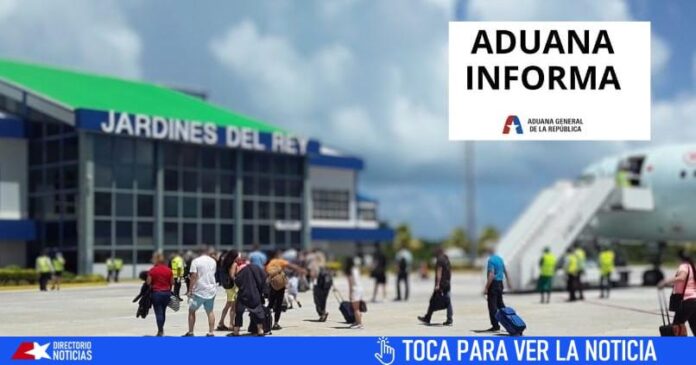 Información de la Aduana de Cuba para turistas