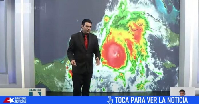 Meteorólogo Elier Pila actualiza sobre Beryl y el pronóstico del tiempo para Cuba