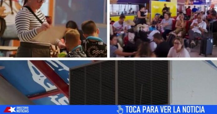 Aeropuerto de La Habana es una sauna: Ministro reconoce que “es muy grave” lo que pasa