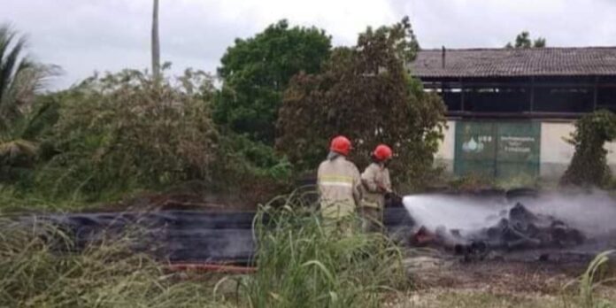 Sofocan incendio en acueducto de Matanzas