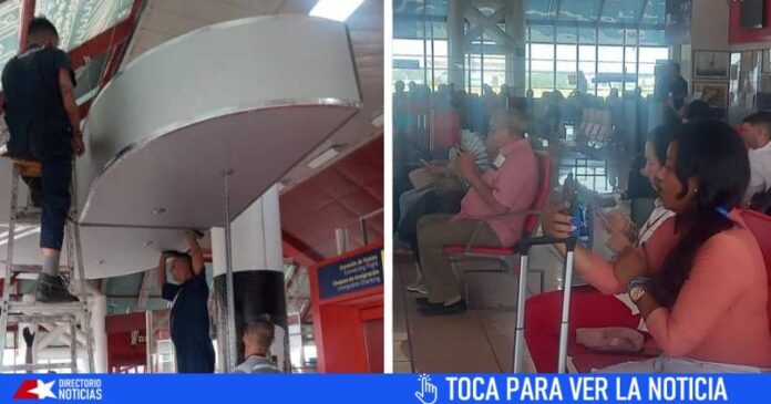 Instalan rooftop en el Aeropuerto de La Habana para “mejorar” la climatización: ¿solución definitiva?