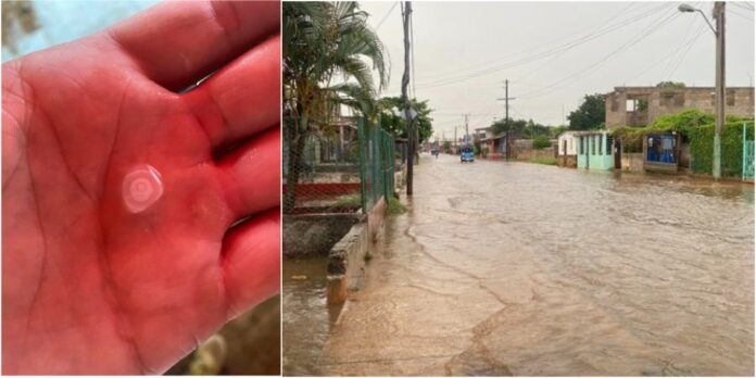 Tormentas locales intensas y caída de granizo en la provincia de Artemisa