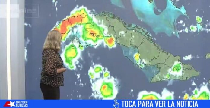 Tormenta local severa con granizo, mucho calor y lluvias: el tiempo en Cuba