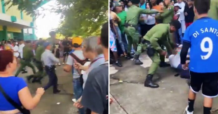 VIDEO: Policías agreden a aficionados en el Estadio Capitán San Luis