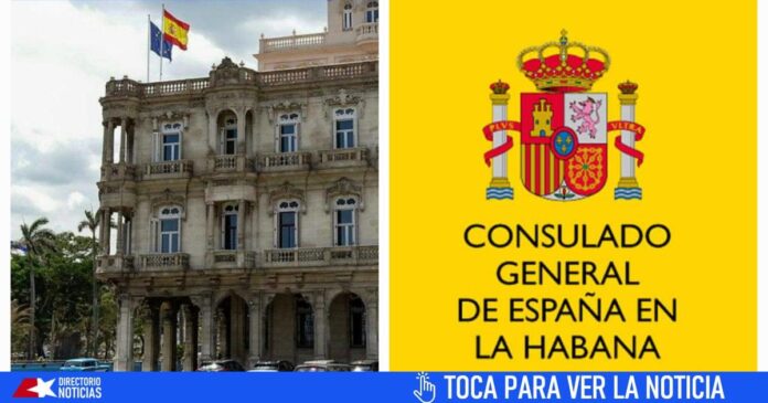 Mensaje del Consulado de España en Cuba sobre prórroga de la Ley de Memoria Democrática