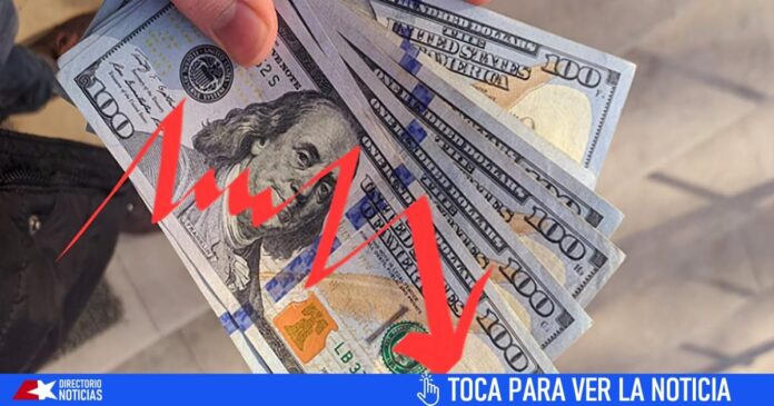 Sigue bajando el precio del dólar en el mercado informal cubano