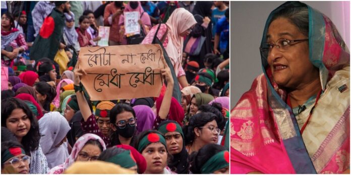 Primera ministra de Bangladés renuncia y huye del país en medio de protestas