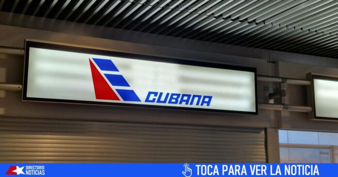 Aviso de Cubana de Aviación sobre vuelos nacionales