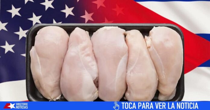 Menos pollo de Estados Unidos a Cuba