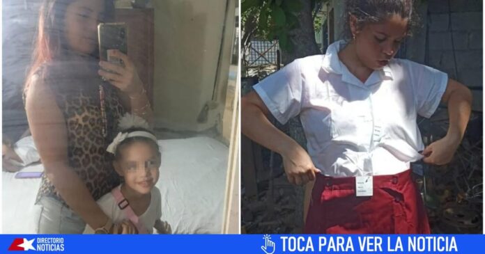 Madre cubana denuncia que a ella le queda grande el uniforme escolar que le dieron a su hija que empieza la escuela