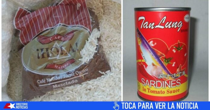 Información sobre la distribución de arroz, sardinas y otros alimentos de la canasta básica en agosto