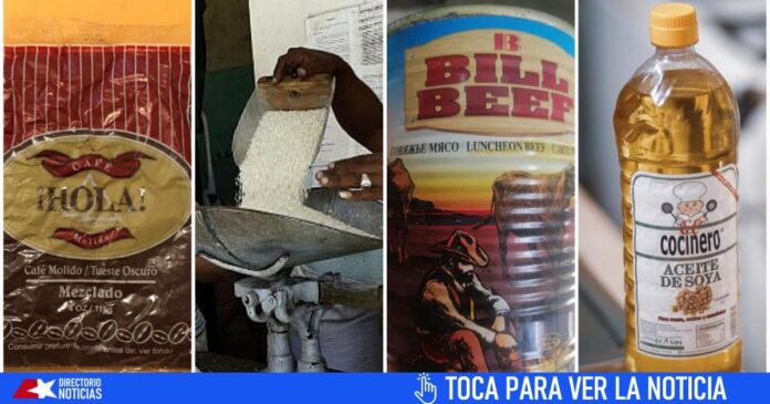 Arroz, leche en polvo, carne enlatada, aceite, azúcar y otros alimentos: Detalles de la distribución de la Canasta Básica en agosto en las provincias cubanas