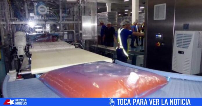 Sirope en bolsa, nuevo producto estrella de Los Portales S.A